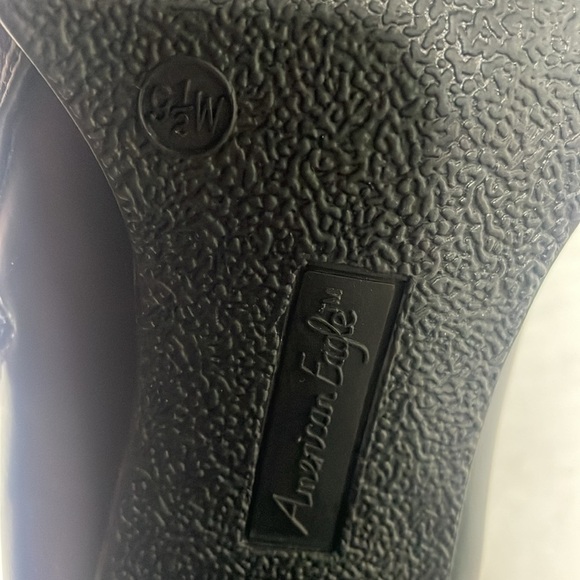 American Eagle Outfitters Black Braided Ankle Boots 9 1/2 wide - Picture 6 of 12